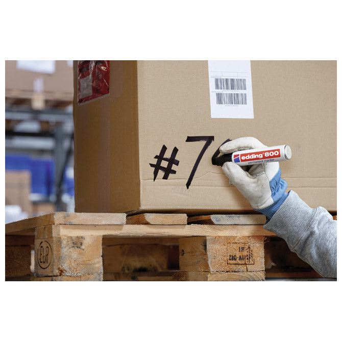 Marker permanentni 4-12mm edding 800 crni