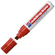 Marker permanentni 4-12mm edding 800 rdeč