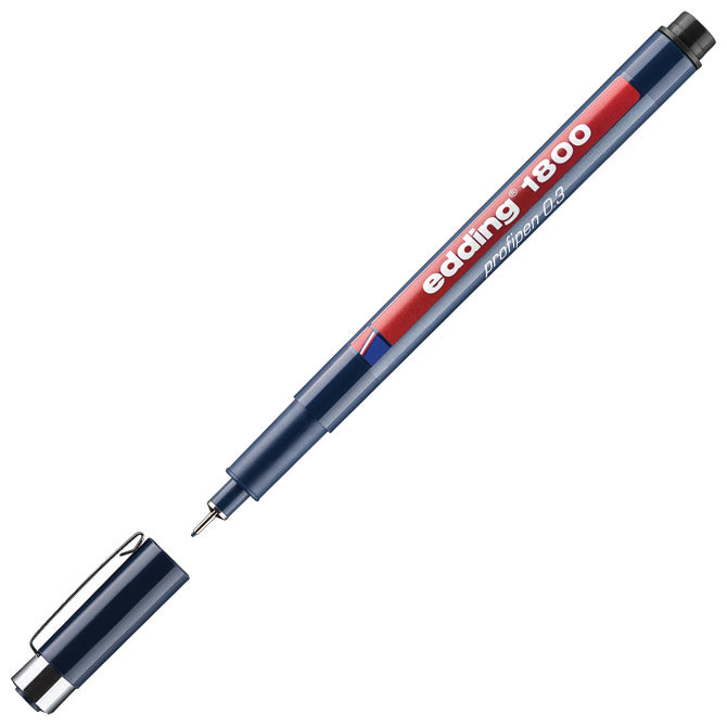 FLOMASTER ZA TEHNIČKO CRTANJE PROFIPEN 0,3MM EDDING 1800 CRNI