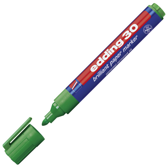 Marker briljant za papir 1,5-3mm edding 30 zeleni