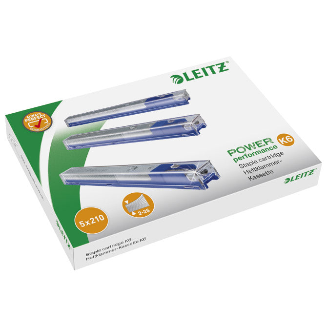 Spajalice strojne u kazeti k 6 od 2-25 listova pk5 leitz 55910000 plave