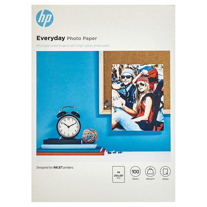 PAPIR INK JET FOTO SJAJNI 200G A4 PK100 HP.Q2510A