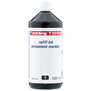 Barva za marker permanentna 1000ml edding t1000 črna