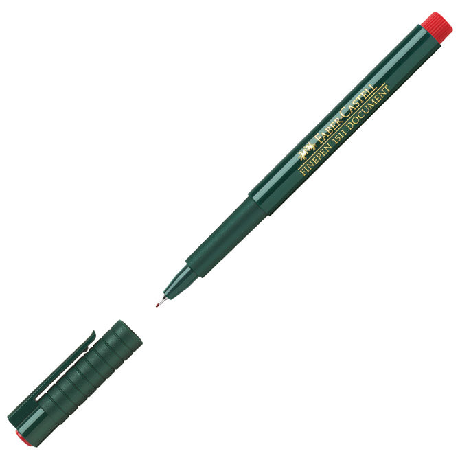 Flomaster finepen 0,4mm faber castell 1511 crveni
