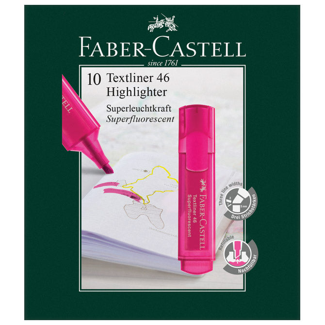 SIGNIR 1-5MM 46 SUPERFLUORESCENT FABER CASTELL 154628 ROZI