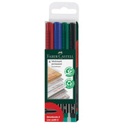 MARKER PERMANENTNI 0,4MM MULTIMARK FABER CASTELL 152304/4BOJE