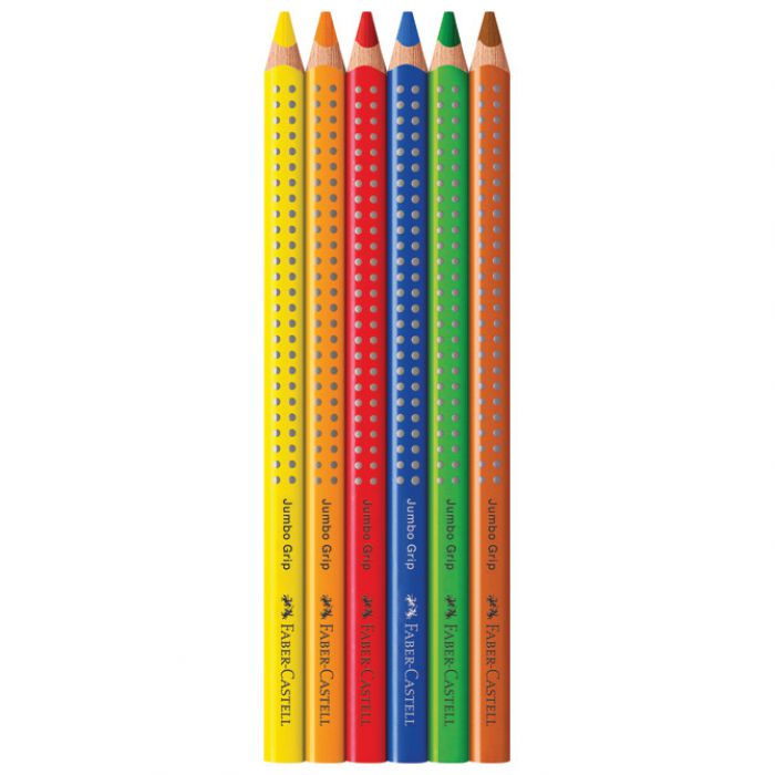BOJE DRVENE   6BOJA JUMBO GRIP FABER-CASTELL 110906