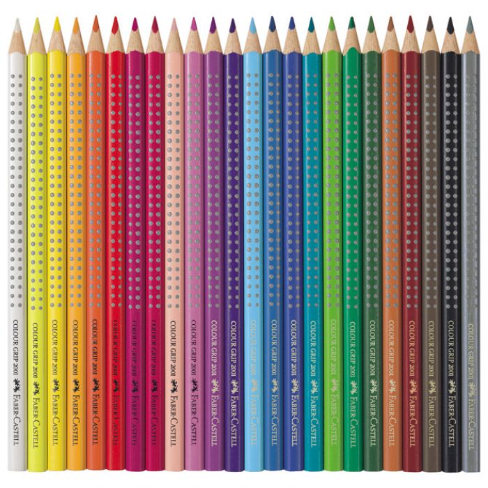 BOJE DRVENE  24BOJE METALNA KUTIJA GRIP 2001 FABER-CASTELL 112423