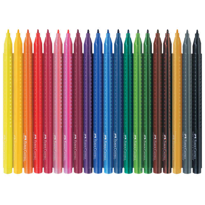 Flomaster školski 20boja Grip Faber-Castell 155320 blister