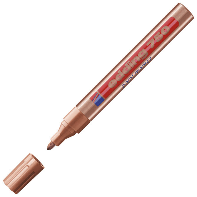 MARKER PERMANENTNI LAKIRAJUĆI 2-4 MM EDDING 750 BRONČANI