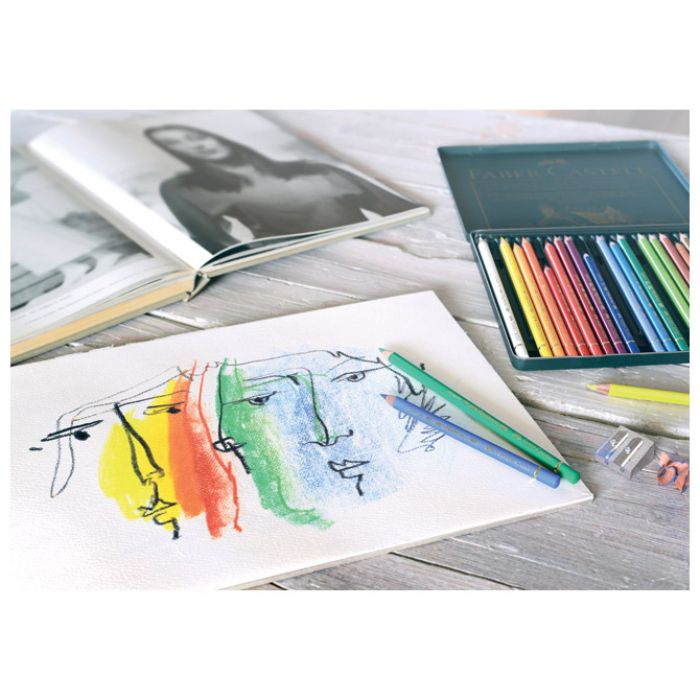 BOJE DRVENE  24BOJE METALNA KUTIJA POLYCHROMOS FABER-CASTELL 110024