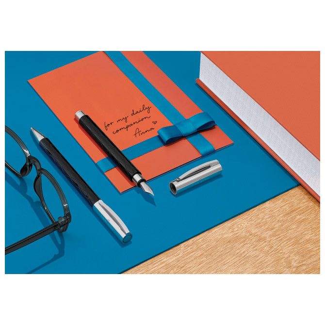 NALIVPERO AMBITION RHOMBUS (F) FABER CASTELL 148921 CRNO