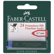 MINE 0,7MM HB SUPER POLYMER PK2 FABER CASTELL BLISTER