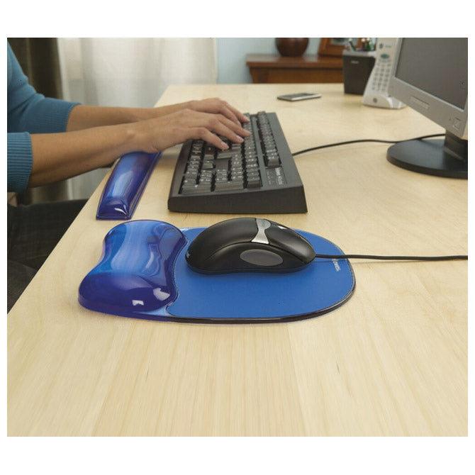 PODLOGA ZA MIŠA ERGONOMSKA-GEL FELLOWES 9114120 PLAVA PROMO