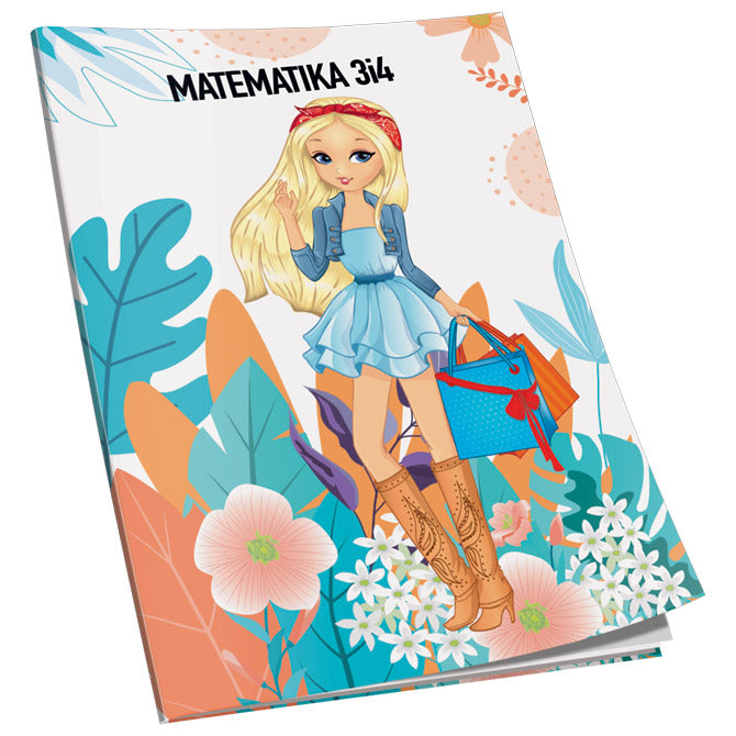 OBRAZAC ŠKOLSKI MATEMATIKA ZA 3 I 4RAZRED PREMIUM CONNECT GIRL