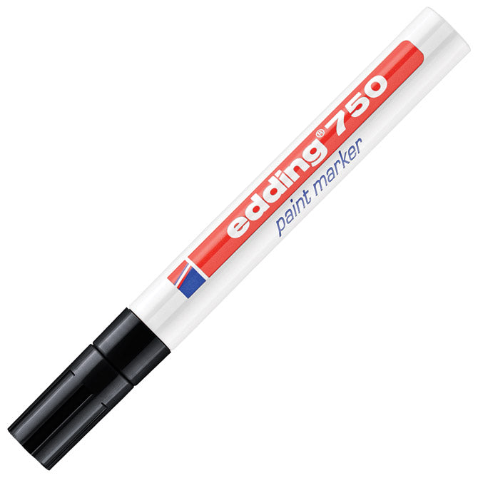 Permanentni lakirni marker 2-4mm edding 750 črn
