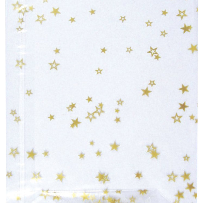 VREĆICE UKRASNE CELOFAN  9,5X16CM SA ZVJEZDICAMA PK10 HEYDA 20-30892 50 PROZIRNE