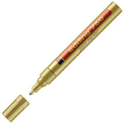 Marker permanentni lakirajoči 2-4mm edding 750 zlati
