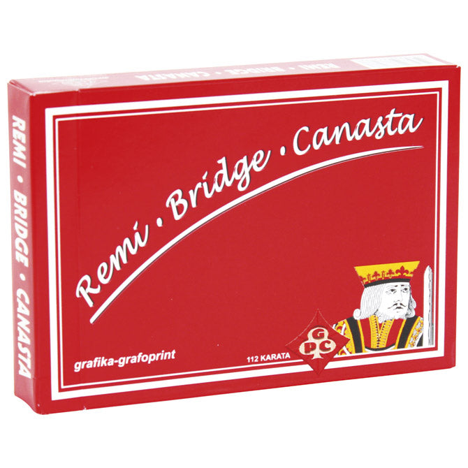 KARTE IGRAĆE REMI-BRIDGE-CANASTA 1/112 GRAFIKA GRAFOPRINT