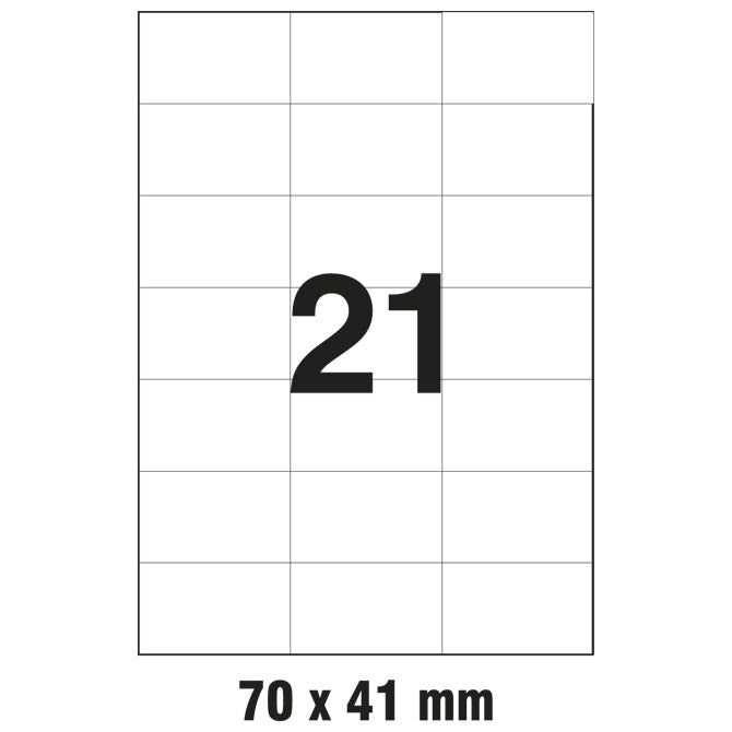 Etikete ILK 70x41 mm pk100L Markin 210C523