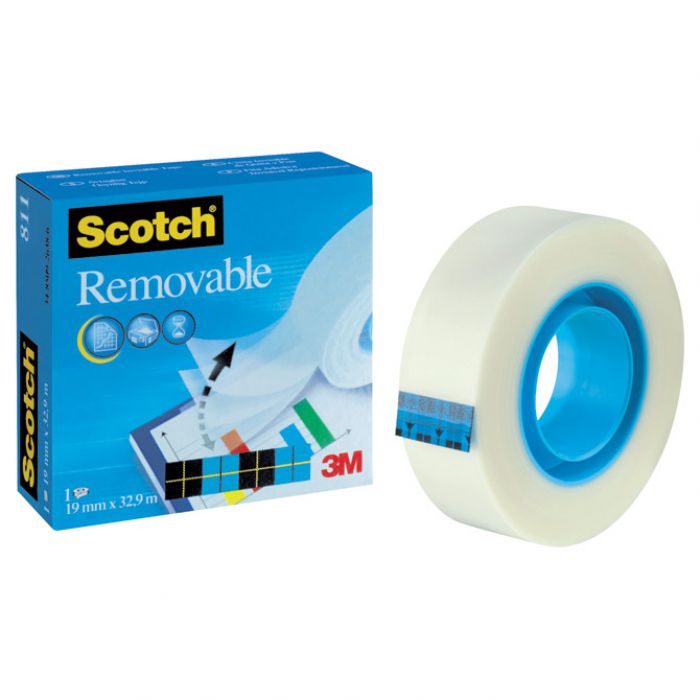 TRAKA LJEPLJIVA NEVIDLJIVA ODLJEPLJIVA 19 MM/33M SCOTCH 811 3M.