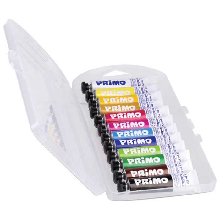 BOJA TEMPERA  7,5ML ALUMINIJSKA TUBA 12BOJA/POLY PRIMO 245T12PP BLISTER