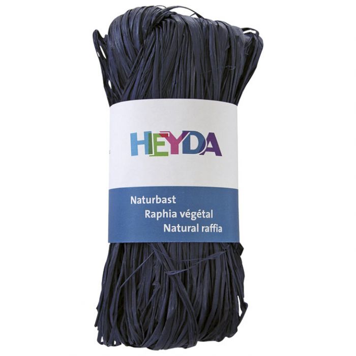 RAFIJA PRIRODNA 50G HEYDA 20-48877 93 TAMNOPLAVA
