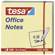 Blok samoljepljiv  75x75mm 100l office notes tesa 57654 žuti