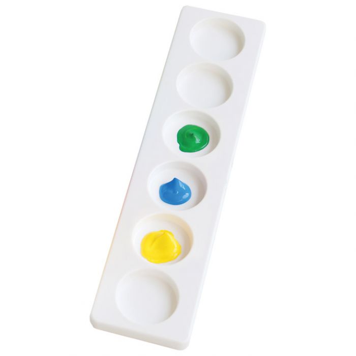 BOJA TEMPERA AKRILNA  25ML U ČAŠI 6BOJA PLUS PALETA PRIMO 408TA6 BLISTER
