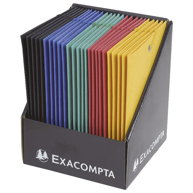 FASCIKL KLAPA S GUMICOM KARTON B6 SCOTTEN 425G EXACOMPTA 50750E SORTIRANO