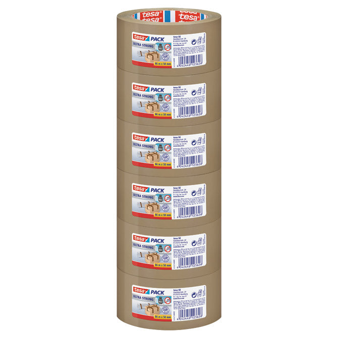Trak lepilni 50mm/66m pvc guma ultra močan tesa 57177-00000-11 rjava