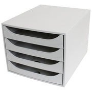 KUTIJA S  4 LADICE ECOBOX EXACOMPTA 228606D SIVA