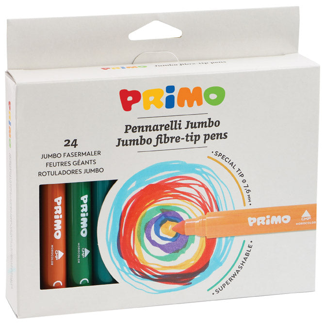 ŠOLSKI FLOMASTER 24BARVNI PRIMO JUMBO CMP.604JUMBO24 MEHURČEK