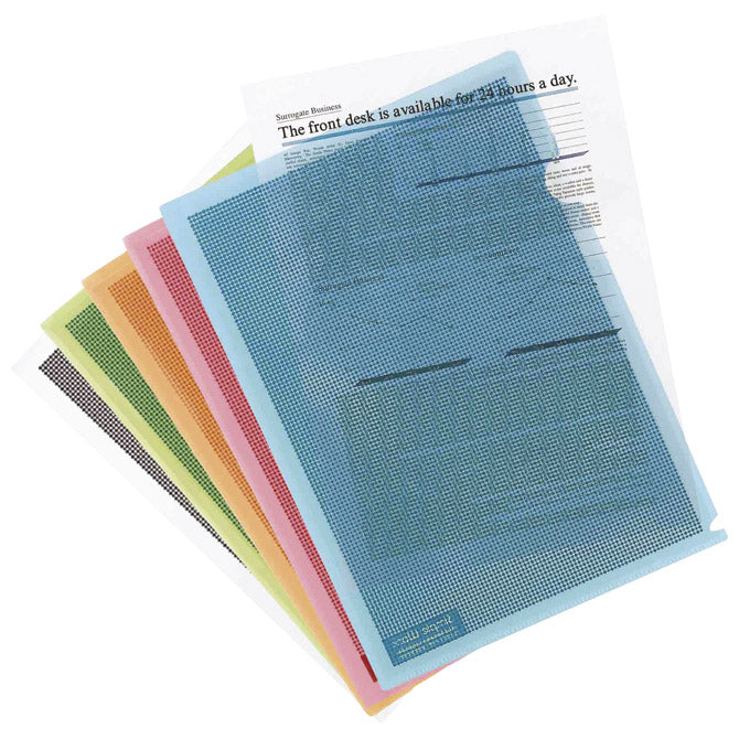 FASCIKL "L" 200MY PP A4 SIJAJNI ZA PREKRIVANJE BESEDILA PK5 PLUS.89896 SORTIRANO