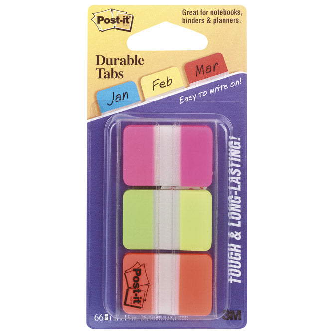 ZASTAVICA 25,4X38MM 3BARVE X22L SUPER MOČNE POST-IT 3M.686-PGO BLISTER