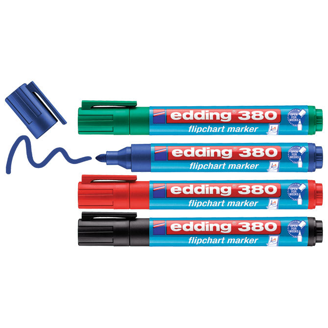 Marker za flipchart 1,5-3mm Edding 380/4barve