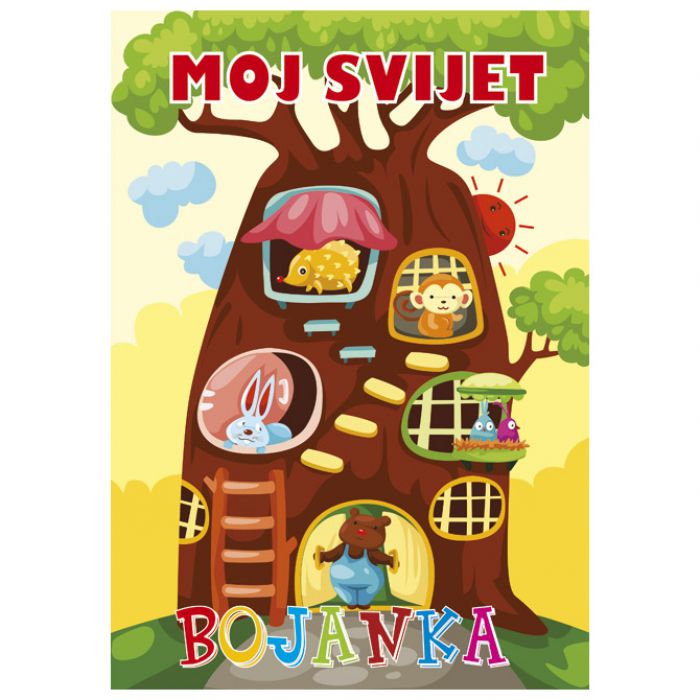 BOJANKA A4  8 LISTOVA "MOJ SVIJET" GRAFOTISAK