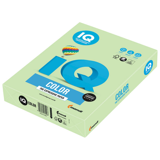 PAPIR ILK IQ PASTEL A4 120G PK250 MONDI MG28 ZELENI