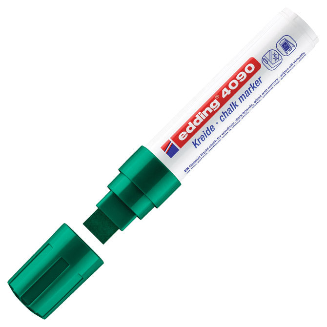 MARKER-KREDA ZA STEKLO 4-15MM EDDING 4090 ZELENI