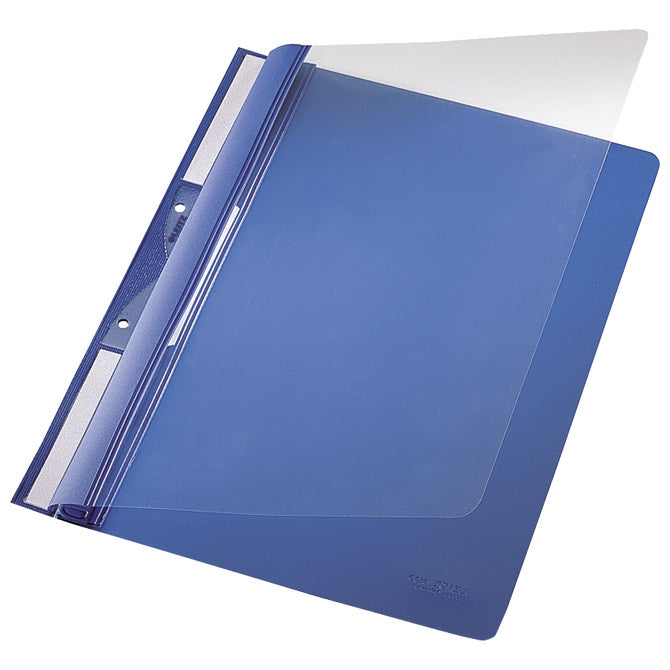 FASCIKL MEHANIKA EURO S 2RUPE PVC A4 LEITZ 41900035 PLAVI