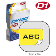 VRPCA D1  9 MMX7M DYMO 40918 CRNO-ŽUTA