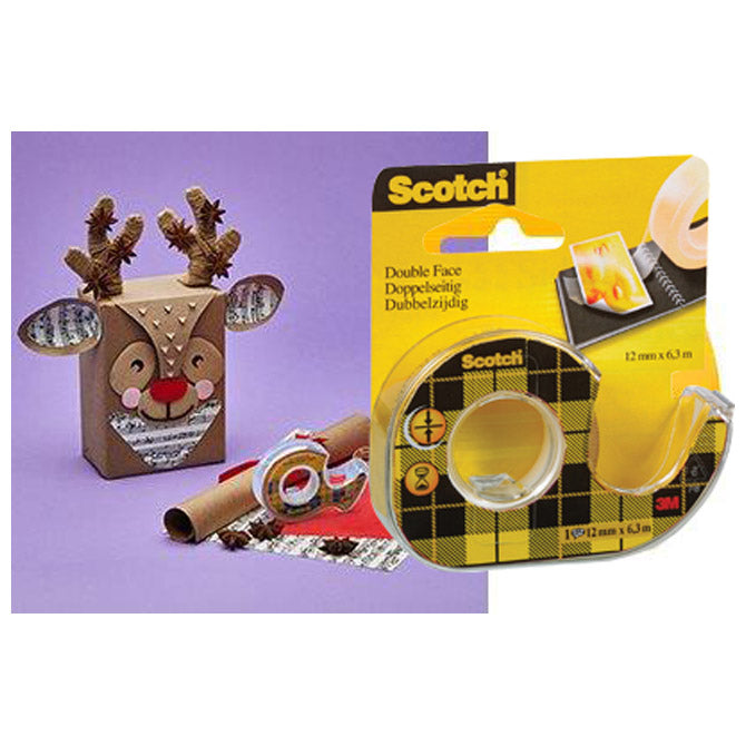 TRAKA LJEPLJIVA OBOSTRANA 12MM/6,3M SCOTCH-136D 3M.