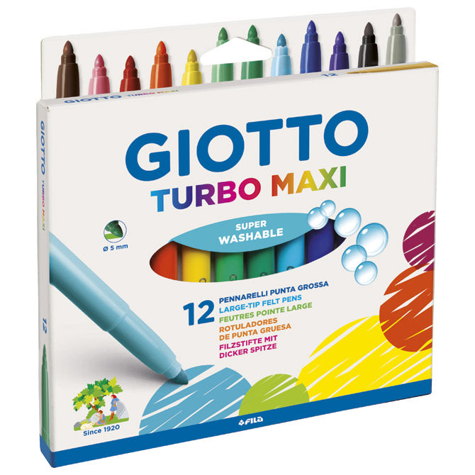FLOMASTER ŠKOLSKI  12BOJA GIOTTO MAXI FILA 0762 BLISTER