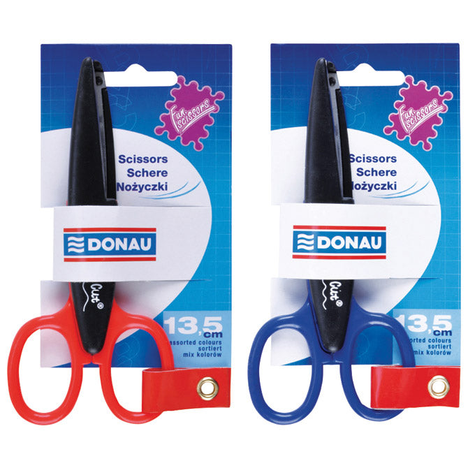 ŠKARE ŠKOLSKE 13,5CM CIK-CAK DONAU 7940001PL-99 SORTIRANO BLISTER