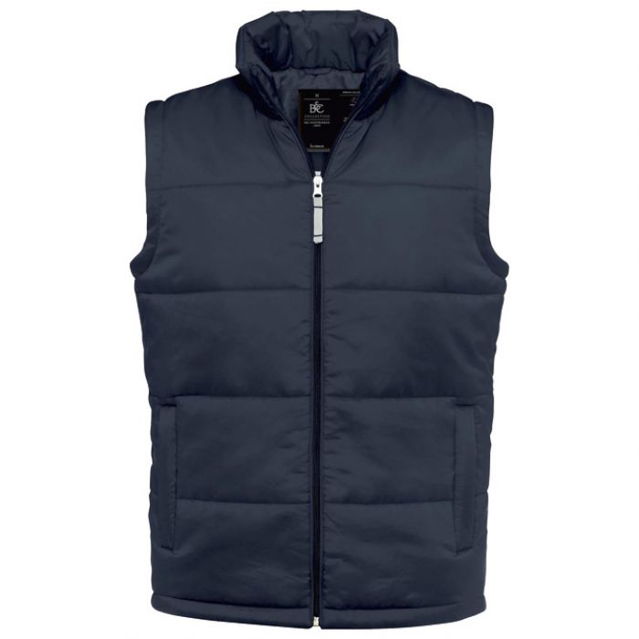 PRSLUK ZIP UNISEX B&C BODYWARMER/MEN TAMNOPLAVI M * DO ISTEKA ZALIHA