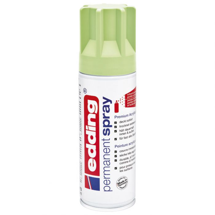 BOJA AKRILNA U SPREJU 200ML PERMANENTNA EDDING 5200917 SVIJETLOZELENA