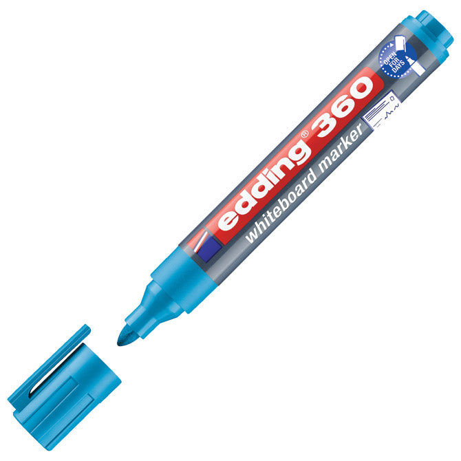 MARKER ZA BELO TABLO 1,5-3MM EDDING 360 SVETLO MODRA