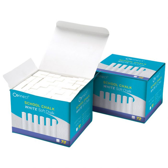 KREDA ŠKOLSKA ČETVRTASTA SOFT PK72 CONNECT BIJELA