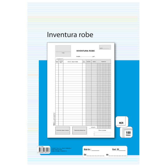 OBRAZAC IR-90/NCR INVENTURA ROBE FOKUS