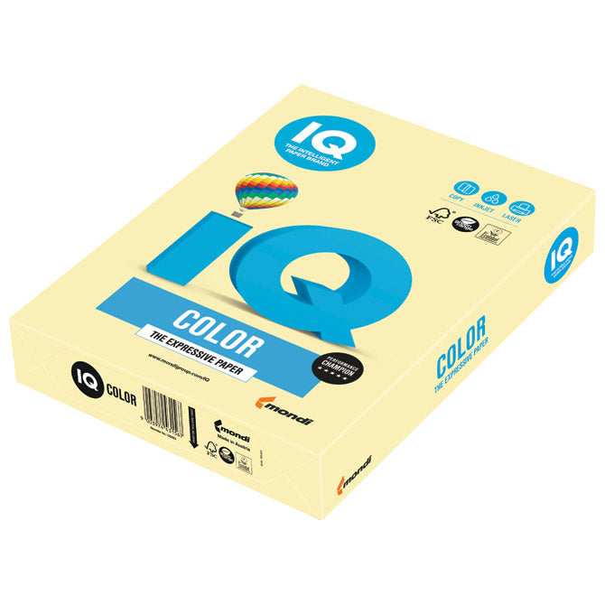 PAPIR ILK IQ PASTEL A3  80G PK500 MONDI YE23 SVIJETLO ŽUTI